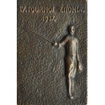 Austria, Poster IV Tournament Zitonia 1937, fencing