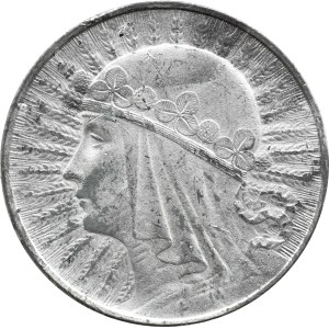 II RP, Head of a Woman, 10 zlotys 1933, FALSE FROM THE ERA
