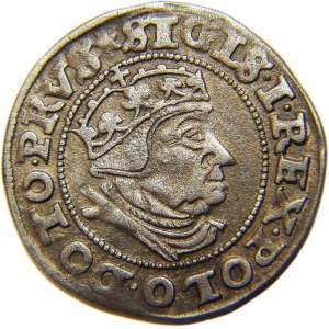 Zikmund I. Starý, městský groš 1540, Gdaňsk ILUSTROVANÉ KRÁSNÉ