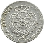 Stanislaw A. Poniatowski, two-zloty (8 silver pennies) 1768 FS, Warsaw