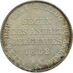 Germany, Anhalt-Bernburg, Alexander Karl, thaler 1862 A, Berlin