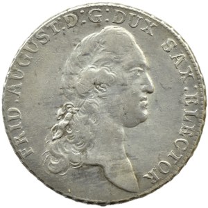 Nemecko, Sasko, Fridrich August III, 1787 IEC thaler, Drážďany