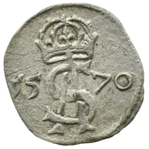 Sigismund II Augustus, dwudenar 1570, Vilnius