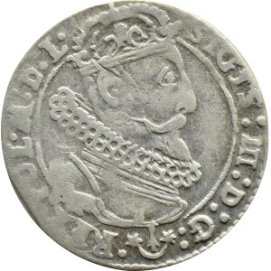 Sigismund III Vasa, sixpence 1625 SAS, Kraków.