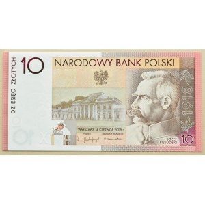III RP, Józef Piłsudski, 10 złotych 2008, Warszawa, UNC