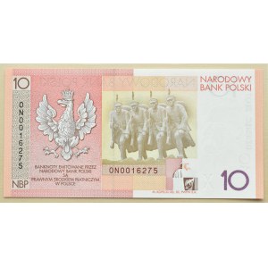 III RP, Józef Piłsudski, 10 złotych 2008, Warszawa, UNC
