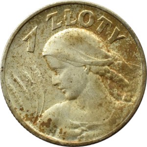 II RP, Spikes, 1 zloty 1925, London