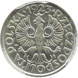 II RP, 20 groszy 1923, Warsaw, PCGS MS65