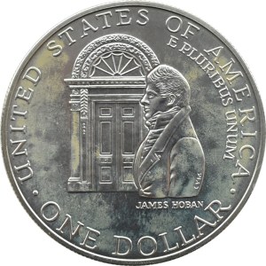 USA, 200. výročí - Bílý dům, 1 dolar 1992 D, Denver UNC