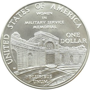USA, Women in military service for America, $1 1994 W, West Point UNC