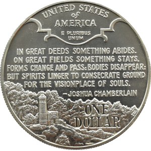 USA, Civil War, $1 1995 P, Philadelphia UNC