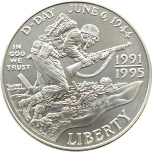 USA, 50. výročie vylodenia v Normandii, 1 BD (1993), Denver UNC