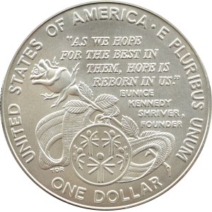 USA, Olimpiada Specjalna, 1 dolar 1995 W, West Point UNC