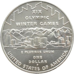USA, Salt Lake 2002, 1 dolar 2002 P, Philadelphia UNC