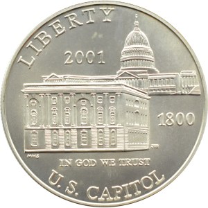 U.S. Capitol, $1 2001 P, Philadelphia, UNC