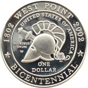 USA, West Point Academy, 1 USD 2002 W, West Point UNC