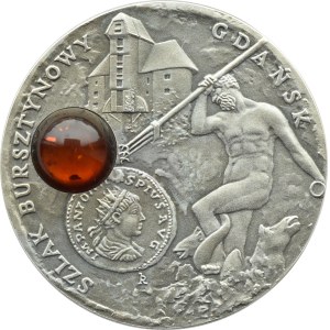 Niue, Amber Route - Gdansk, $1 2008, Warsaw, UNC