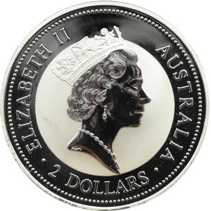 Australia, Kookaburra, 2 dolary 1997, Perth, 2 UNCJE, UNC