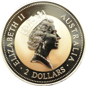 Australia, Kookaburra, $2 1995, Perth, 2 UNCJE, UNC