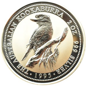 Australia, Kookaburra, $2 1995, Perth, 2 UNCJE, UNC