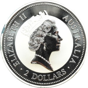 Australia, Kookaburra, $2 1997, Perth, 2 UNCJE, UNC