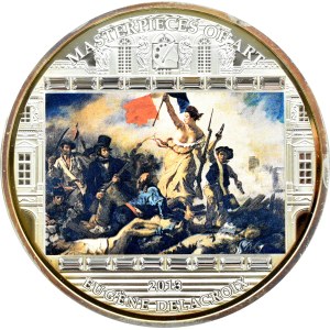 Île Cook, 20 $ 2013, Masters of Art - E. de La Croix, Balzers (Liechtenstein)