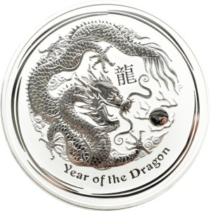 Australia, $30 2012 P, Year of the Dragon, Perth, UNC