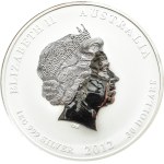 Australia, $30 2012 P, Year of the Dragon, Perth, UNC
