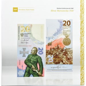 Third Republic, NBP folders for Jan Długosz banknotes, Battle of Warsaw...