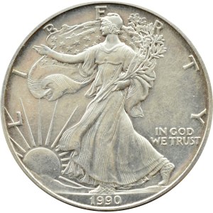 USA, Liberty (Eagle), $1 1990, Philadelphia