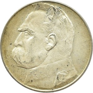 II RP, Józef Piłsudski, 10 złotych 1937, Warszawa PIĘKNE