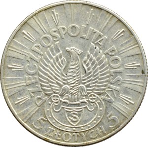 II RP, Józef Piłsudski, 5 zloty 1934 STRZELECKI, Varsovie