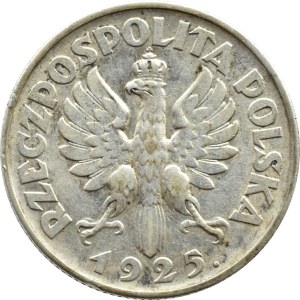 II RP, Spikes, 1 zloty 1925, London