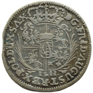Augustus II the Strong, 1/12 of a thaler (two-grosz) 1704 ILH, Dresden TRANSLATION OF THE DATE