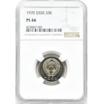 USSR, 20 kopecks 1970, NGC PL66