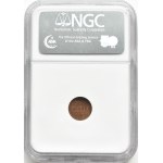 Russia, Nicholas II, 1/4 kopecks 1899 СПБ, St. Petersburg, NGC MS63RB