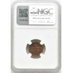 Russia, Nicholas I, 1/4 kopecks silver 1840 СПМ, Izhorsk, NGC MS62BN
