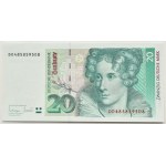 Germany, West Germany, 20 marks 1993, DD series, Frankfurt n/Menem, UNC
