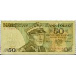 Poľská ľudová republika, generál K. Świerczewski, 50 zlotých 1975, séria B, ZRADA