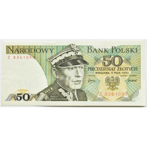 People's Republic of Poland, Gen. K. Swierczewski, 50 zloty 1975, series Z, LESS AVAILABLE