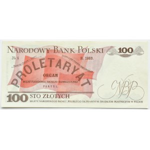PRL, L. Waryński, 100 zlotych 1976, EP series VERY RARE