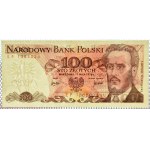 PRL, L. Waryński, 100 zl. 1976, séria EP VELMI ZRADKÉ