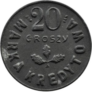 II RP, 50th Border Rifle Regiment, Kowel, 20 groszy BEAUTIFUL
