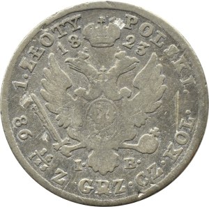 Alexander I, 1 zloty 1823 I.B., Warsaw RARE