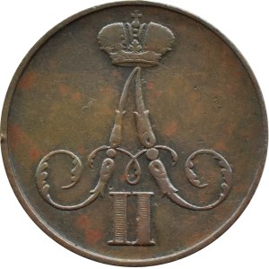 Alexander II, 1 kopecks 1859 B.M., Warsaw