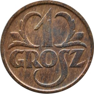 II RP, 1 grosz 1934, Warsaw, BEAUTIFUL