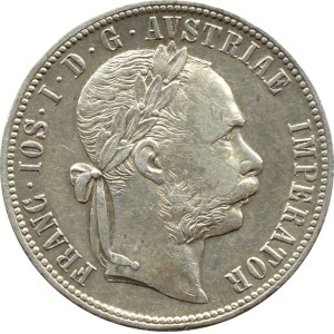 Austria-Hungary, Franz Joseph I, florin 1879 A, Vienna