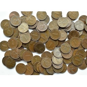 Third Reich, flight 120 pieces 1 pfennig 1937-1940