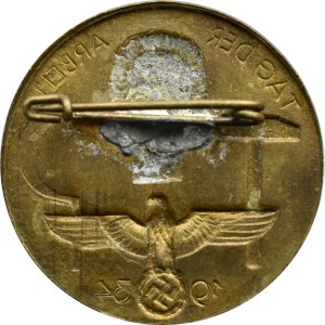 Germany, Third Reich, Labor Day pin May 1, 1934