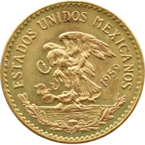 Mexico, 20 pesos 1959, Mayan Calendar, Mexico, UNC